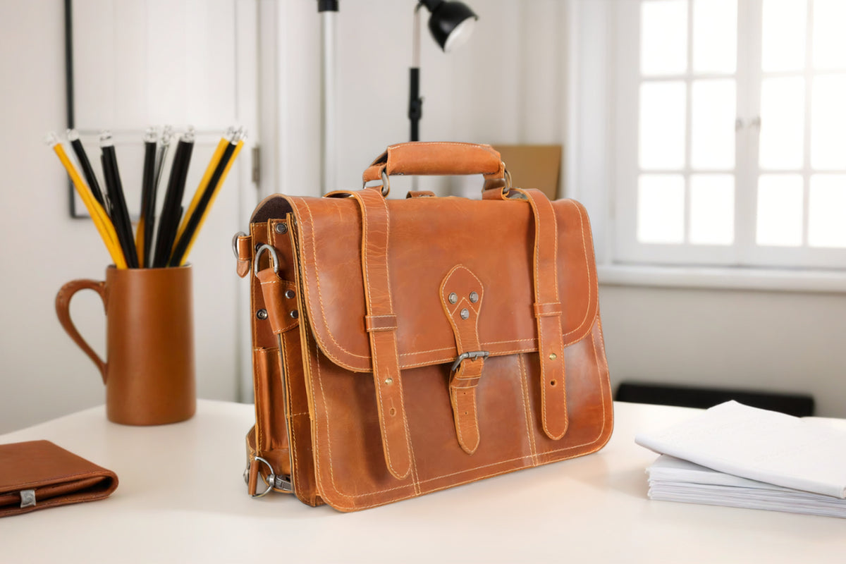 Ledertasche SALAMANCA im Alltag, Stimmungsbild